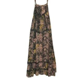 Cleobella Midi Snakeskin Print Dress Size S